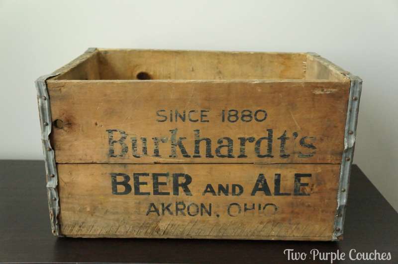 Vintage Burkhardt's Beer Crate 
