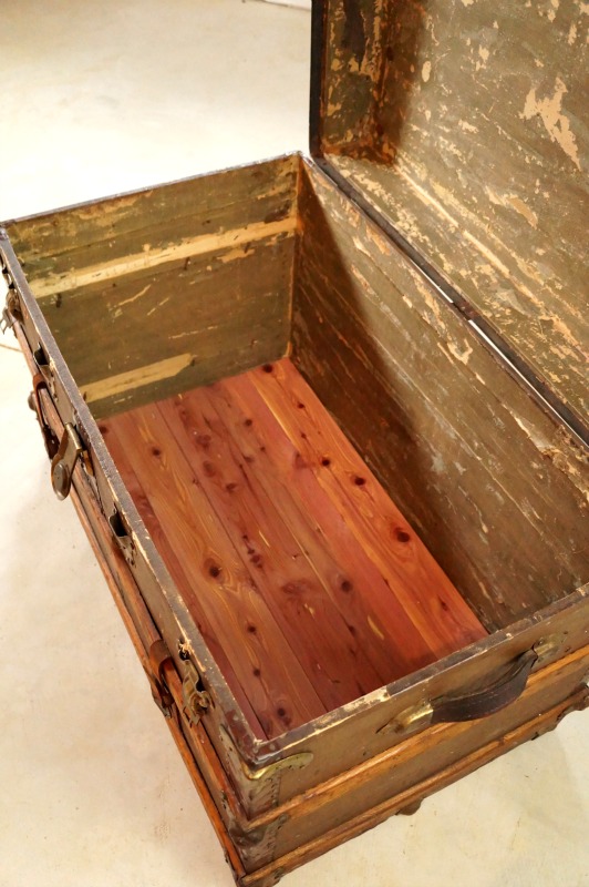 Cedar lined deals storage trunk