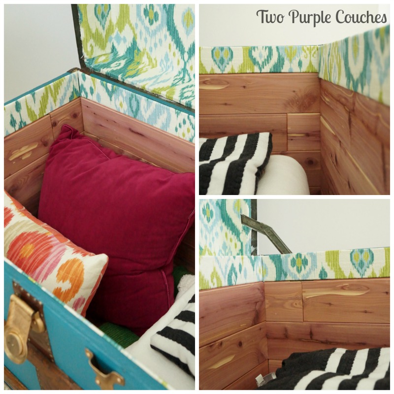 Follow this step-by-step DIY cedar lining tutorial to repurpose a vintage trunk or make your own cedar chest.