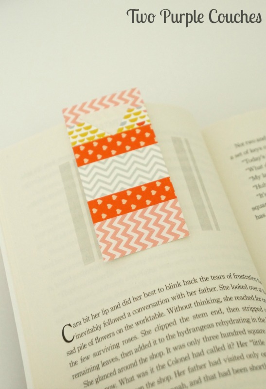 Easy Washi Tape Bookmarks