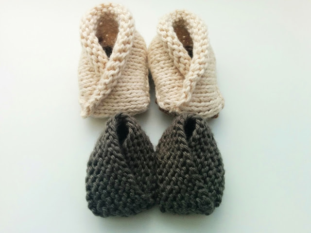 Crossover Baby Booties variations