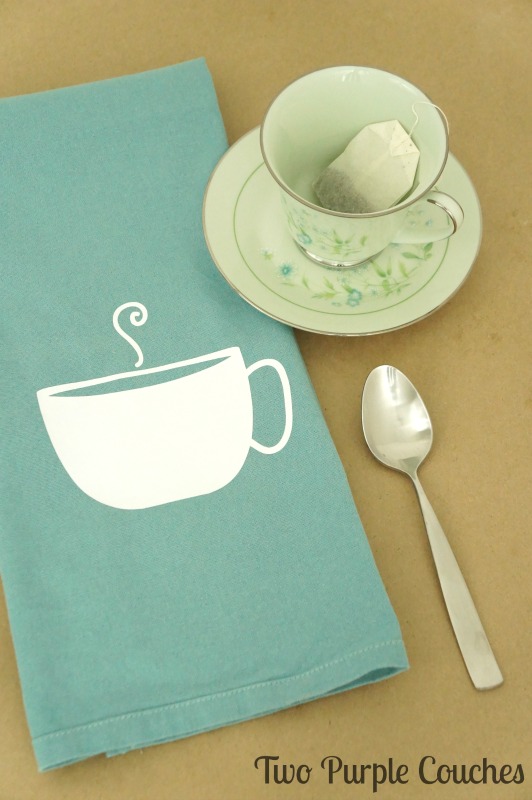 Time for tea? Make Mom a special DIY tea towel gift for Mother's Day