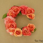 Make your own beautiful DIY floral letter or floral monogram with this easy step-by-step tutorial. These are especially gorgeous as wall decor!