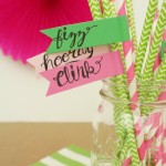 Learn how easy it is to make these festive paper straw flags