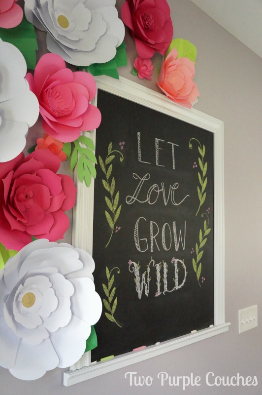 Absolutely stunning DIY paper flower backdrop. Love this idea for a shower, party or wedding!