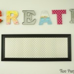 Learn how easy it is to create your own framed magnetic board! This is a seriously simple project that can be completed within an hour.
