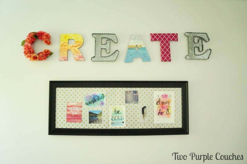 Learn how easy it is to create your own framed magnetic board! This is a seriously simple project that can be completed within an hour.