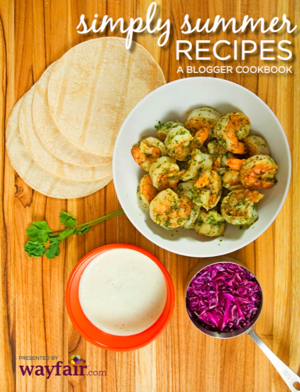 Simply Summer Recipes Blogger Cookbook from Wayfair