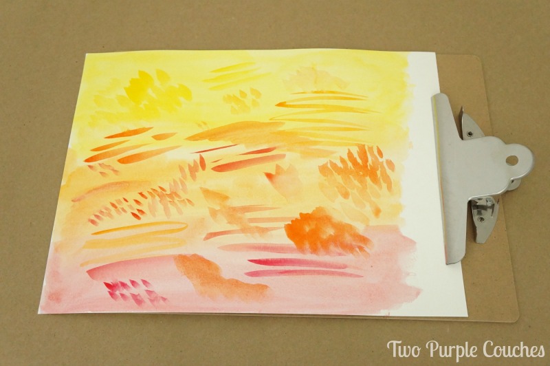 abstract watercolor painting