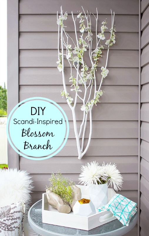 DIY Scandi-Inspired Blossom Branches from A Pretty Fix