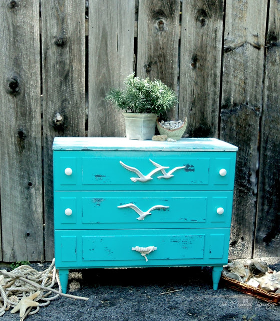 Coastal Dresser Makeover from Redo It Yourself Inspirations