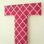 How to make fabric covered letters. This cute craft idea makes great DIY wall decor for a craft room or bedroom.