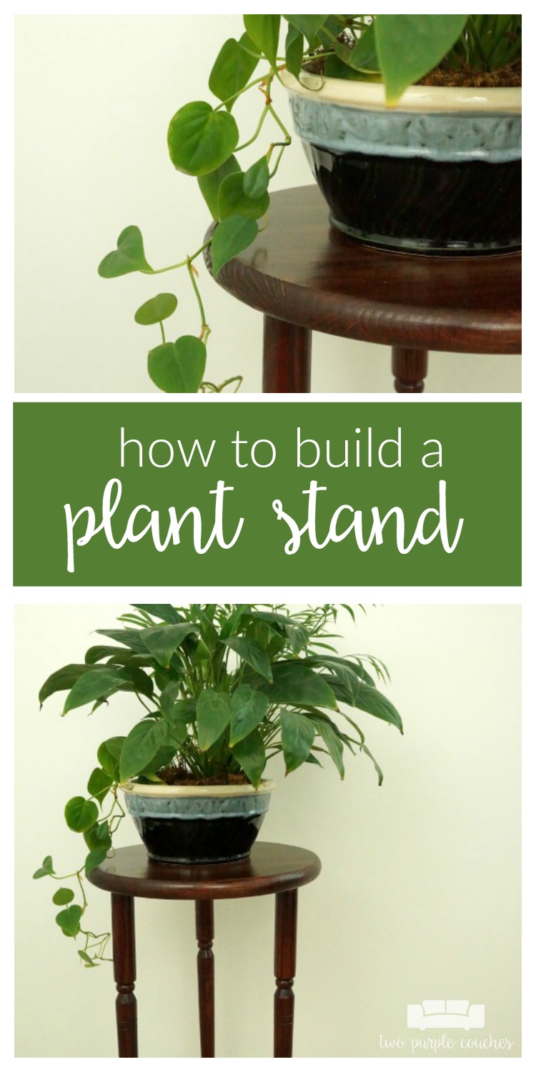 Build your own plant stand with this step-by-step tutorial. This simple DIY indoor wooden plant stand is an easy projects you can make in a weekend.