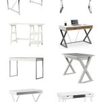 10 amazing options for affordable modern desks! These choices are perfect for creating a sleek, modern style home office on a budget!
