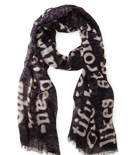 Dictionary Scarf from Uncommon Goods