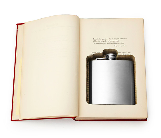 Flask Book Box from Uncommon Goods