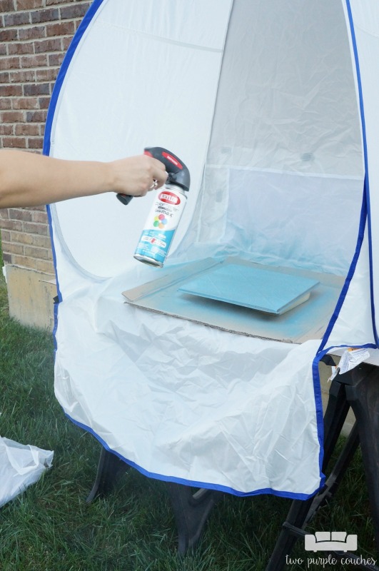 No more messy garage floor or patio! I can spray paint with less mess and fewer headaches with my new Spray Shelter from HomeRight.