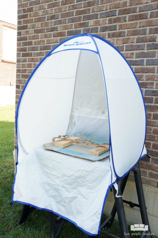 No more messy garage floor or patio! I can spray paint with less mess and fewer headaches with my new Spray Shelter from HomeRight.