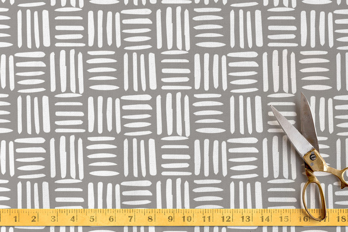 Mod Hatch Fabric from Minted / Need help selecting coordinating home decor fabrics for your room? Follow these easy tips on how to mix different prints, patterns and fabrics. 