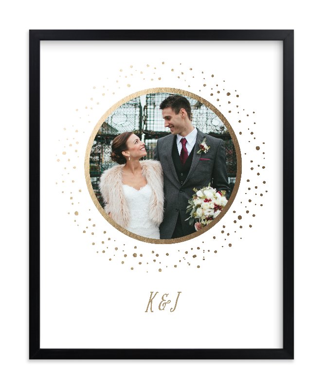 How amazing are these gorgeous foil-pressed photo art prints from Minted!? These would make amazing gifts for the holidays or weddings!