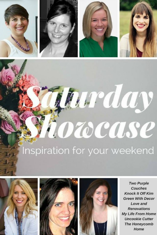 Saturday Showcase - a monthly roundup of these bloggers' favorite projects, crafts, home ideas & more!