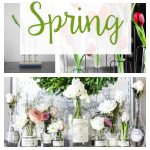 It's time to think Spring! So many beautiful floral decor ideas from centerpieces to easy DIY home decor for your living room or dining room.
