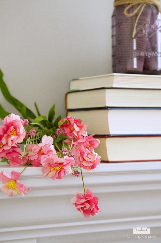 Simple with a bit of rustic charm, these Valentine’s Day mantel decorations are inspired by Jane Austen's romantic and beloved novels.