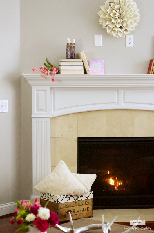 Simple with a bit of rustic charm, these Valentine’s Day mantel decorations are inspired by Jane Austen's romantic and beloved novels.