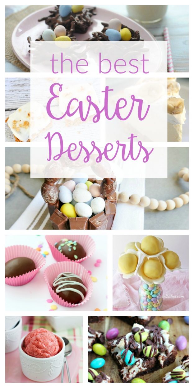 The Best Easter Desserts - Check out these easy, cute and creative recipe ideas to make for your Easter parties this year!