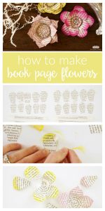 Book Page Flowers - Create with Me DIY Challenge - two purple couches