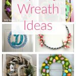 Brighten up your front door with one of these gorgeous Spring wreath ideas! So many pretty DIY wreaths you can make yourself!