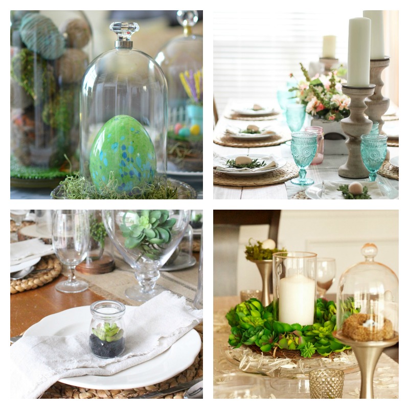 So many beautiful DIY Spring table decor ideas - from simple and rustic to gorgeous farmhouse style, get inspired to create your Easter dinner table!