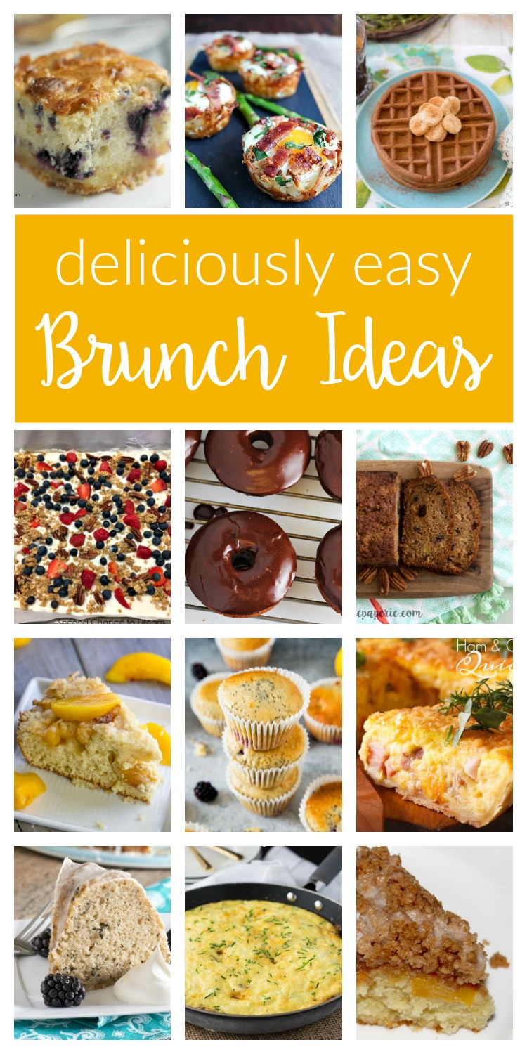 Delicious and easy brunch ideas - a collection of simple recipes perfect for your next ladies brunch, Mother's Day brunch, bridal shower and more!