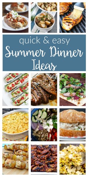 Easy Summer Dinner Ideas - Merry Monday #156 - two purple couches