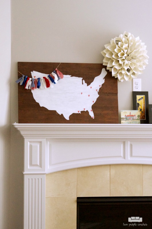 Use your summer vacation as inspiration for decorating your summer mantel! Gather souvenirs and travel mementos to create unique mantel decor.