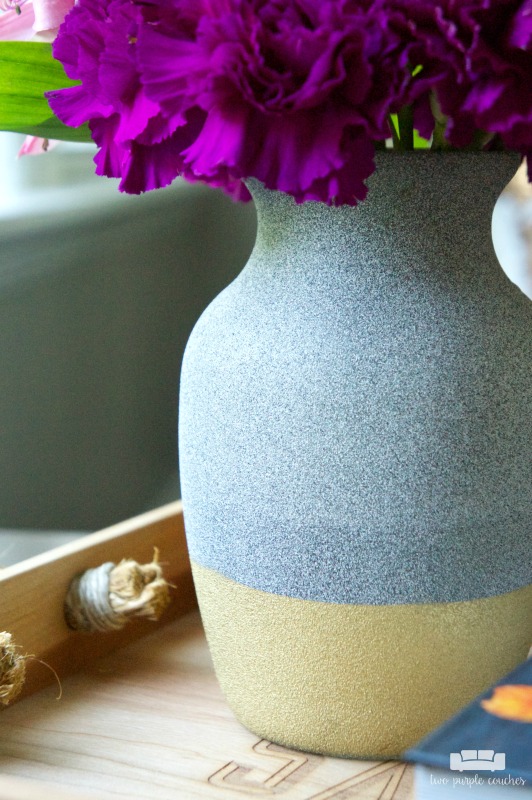 DIY Stone Gold-Dipped Vase. See how easy it is to transform a glass vase into beautiful, modern gold-dipped home decor with HomeRight. Sponsored.