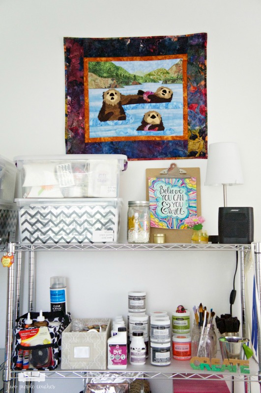 Room by Room Showcase: Craft Room Tour. Turning a spare bedroom into a space for crafting and creating. Find arts and crafts storage ideas, creative diys.