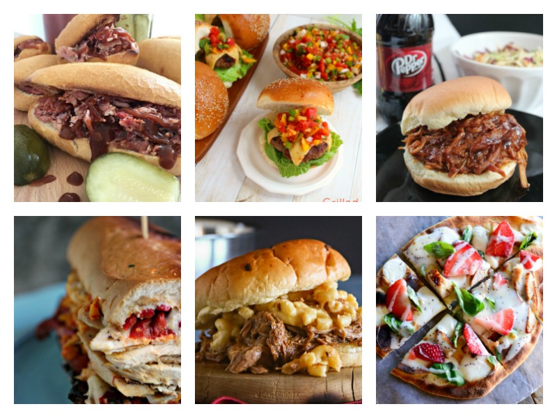 Easy Summer Sandwiches. Ideas and recipes for simple summer dinners, from pulled pork to burgers, tacos and wraps. Recipes the whole family will love!
