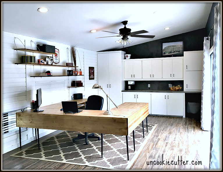 Modern home office makeover and tour 