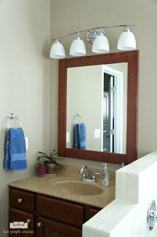 Master Bath - Genius idea for separate vanities in the bathroom!