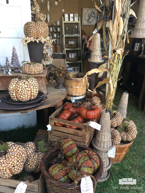 Country Living Fair 2016 - Love this home decor vendor with tons of pumpkins and holiday decor!