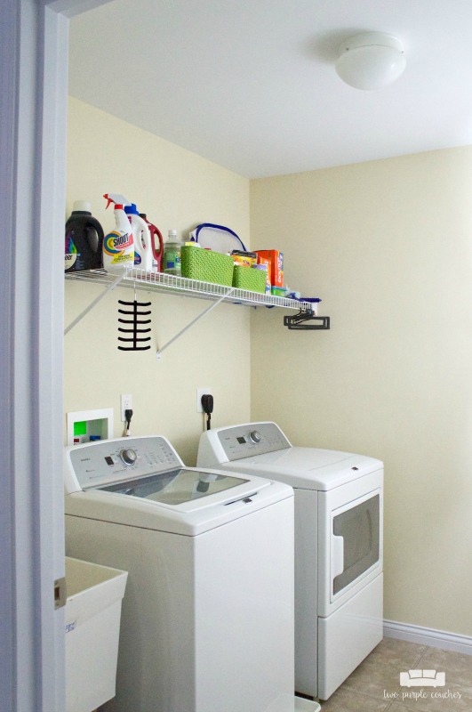 Laundry Room Plans / Room by Room Series. Storage ideas and plans for upgrading a builder-grade laundry room into a more usable and stylish space.