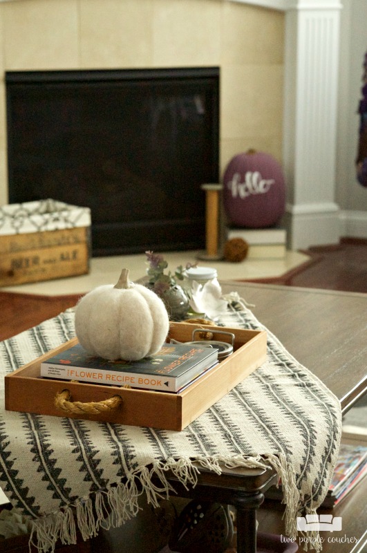 Coffee Table Decor for Fall - Simple ideas to create a boho vibe