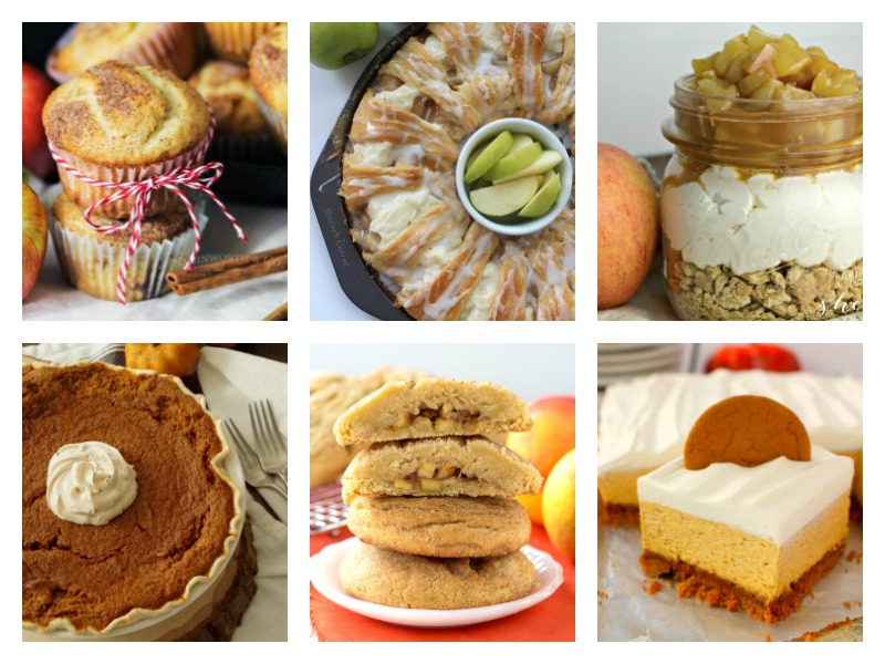 Deliciously easy Fall desserts ideas - no bake recipes, cheesecakes cookies and more.