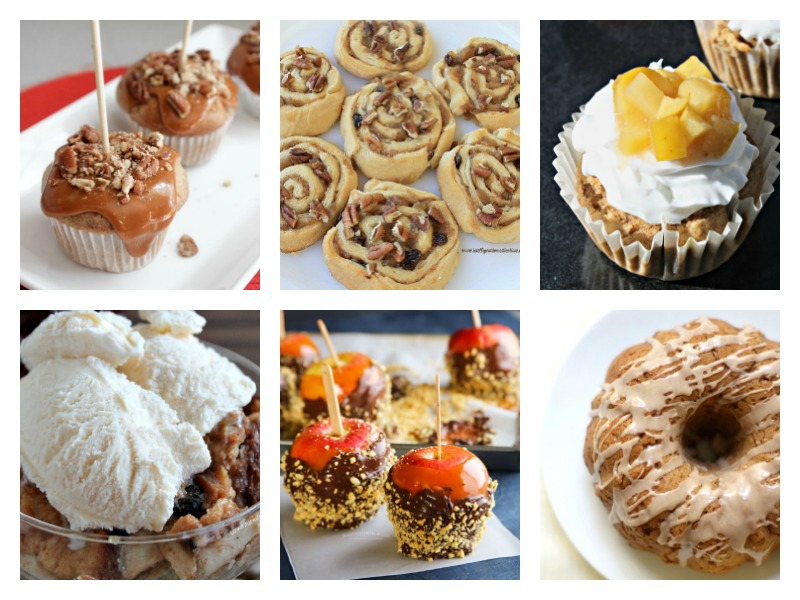 Yummy apple recipes - easy desserts, cupcakes, caramel apples