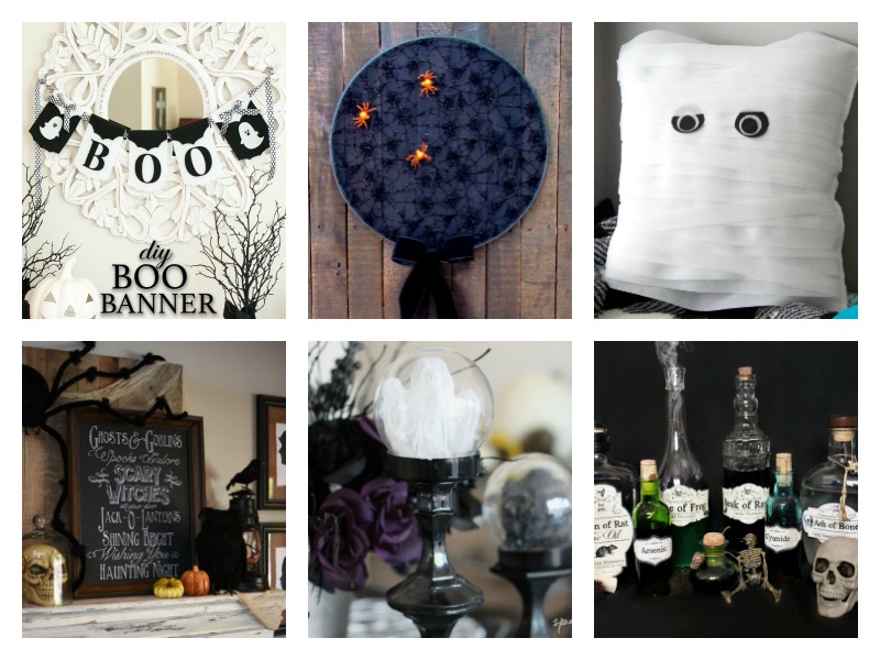 DIY Halloween Decorations - some are spooky but all are simple to make yourself!