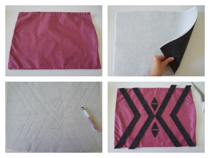 Geometric pillow step by step tutorial