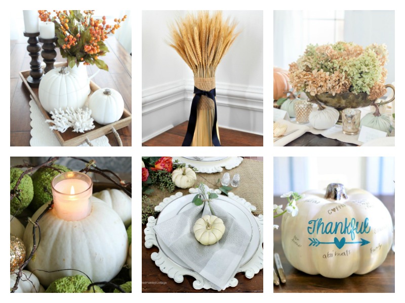 Beautiful DIY ideas for your #ThanksgivingTable - Cute centerpieces you can make yourself!