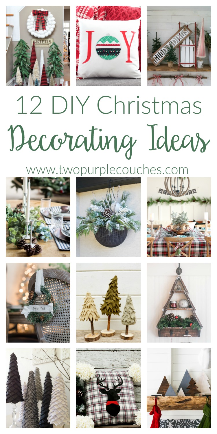 Christmas decorating ideas for the home and outdoors. Traditional, rustic, and farmhouse DIY decorations and crafts to add cheer to your home this holiday.