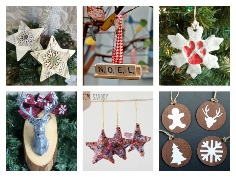 So many neat DIY ideas for Christmas ornaments!